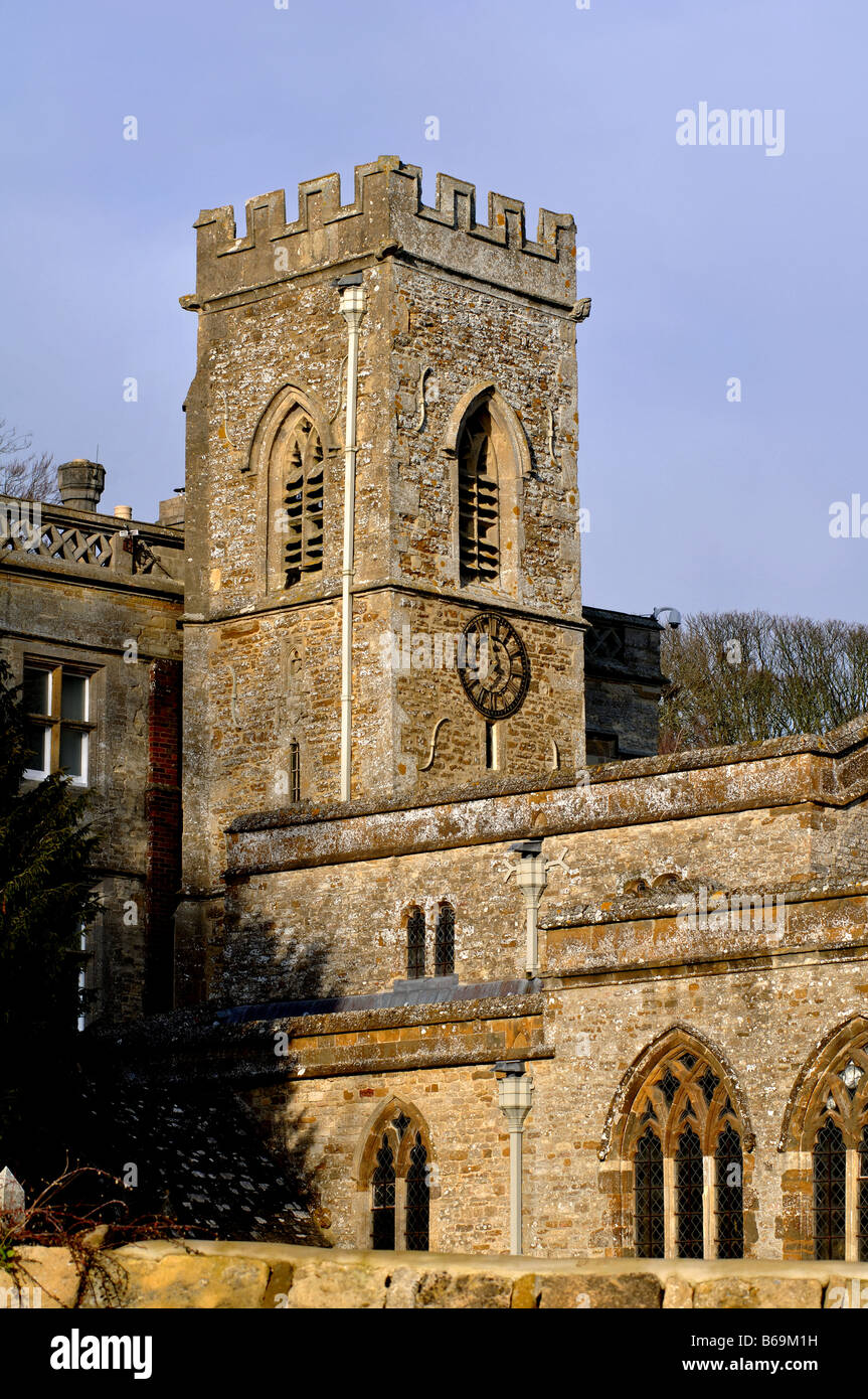 St. Mary` s Church, North Aston, Oxfordshire, England, UK Stock Photo
